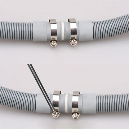 Universal Washing Machine Dishwasher Drain Waste-Hose Extension Pipe Kit 1/2/3 M