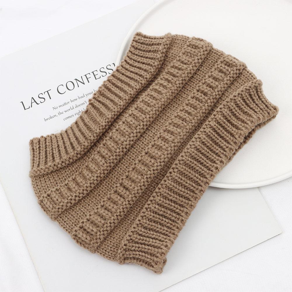 Turban Headwear Hair Band Knitting Headband Ponytail Beanie Hat Ear Warmer