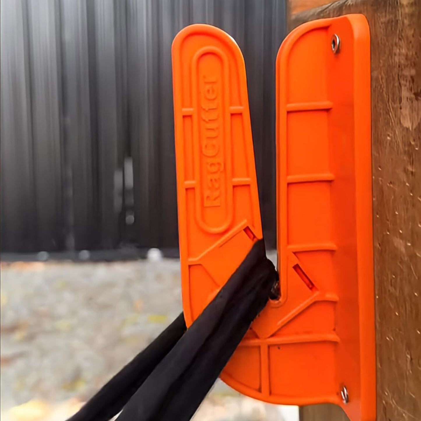 Wall-Mounted Rag Cutter, The Orange Rag Cutter, Rag Cutter Wall Mount
