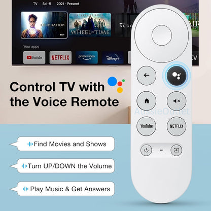 New G9N9N GZRNL For Chromecast 4K Google TV Voice Bluetooth IR Remote Control