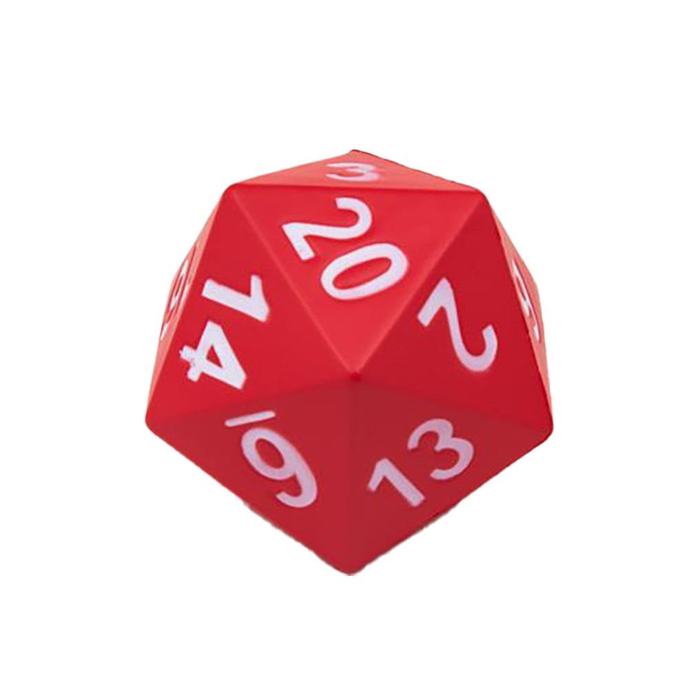Jumbo D20 Foam Dice - Red