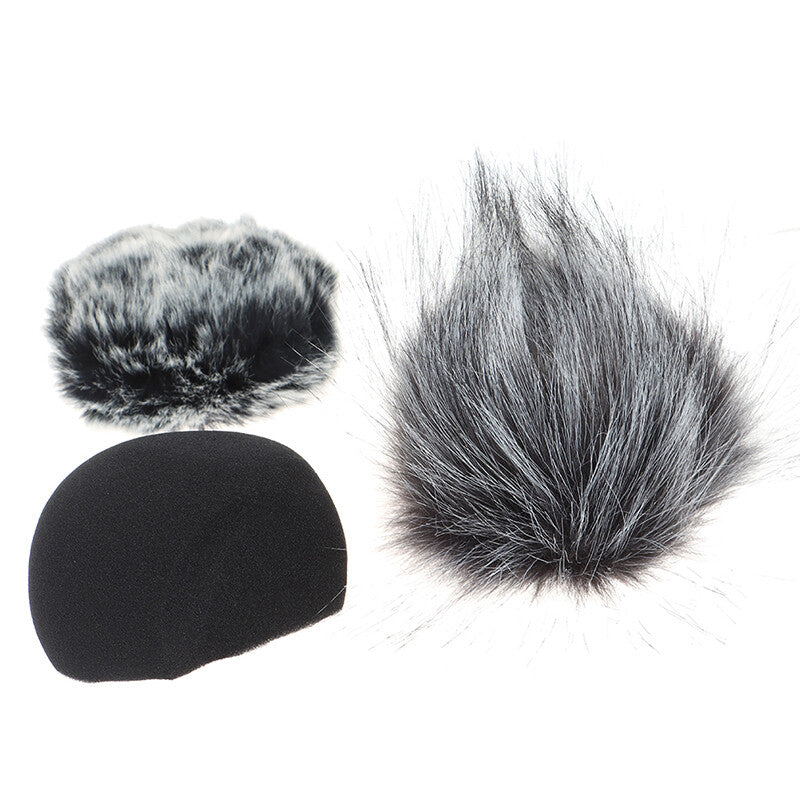 1Pc Foam Mic Wind Cover Furry Windscreen Muff For ZOOM H5 H6 Recorder Micro.TS