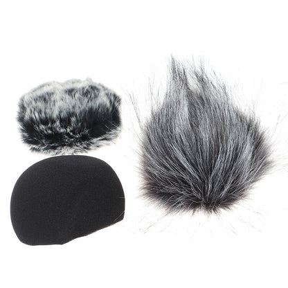 1Pc Foam Mic Wind Cover Furry Windscreen Muff For ZOOM H5 H6 Recorder Micro.TS