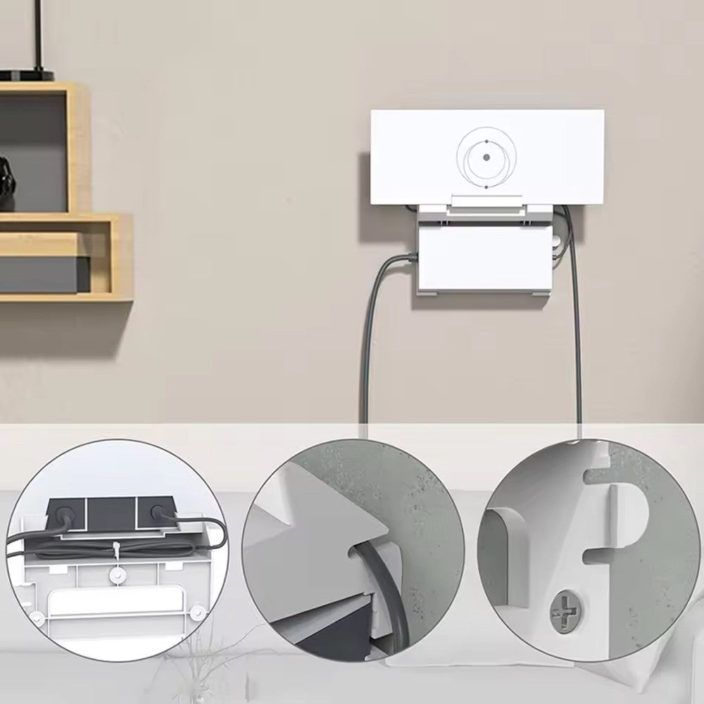 Starlink Gen 3 Router & Power Supply Wall Mount Bracket All-in-One Holder Kit