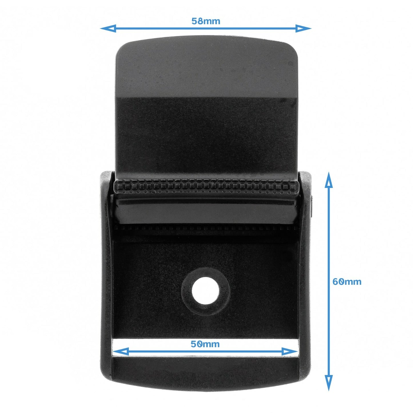 2pcs Cam Buckle 50mm Webbing Tie-Down Lashing Lash Clip Cord Car Strap Bag