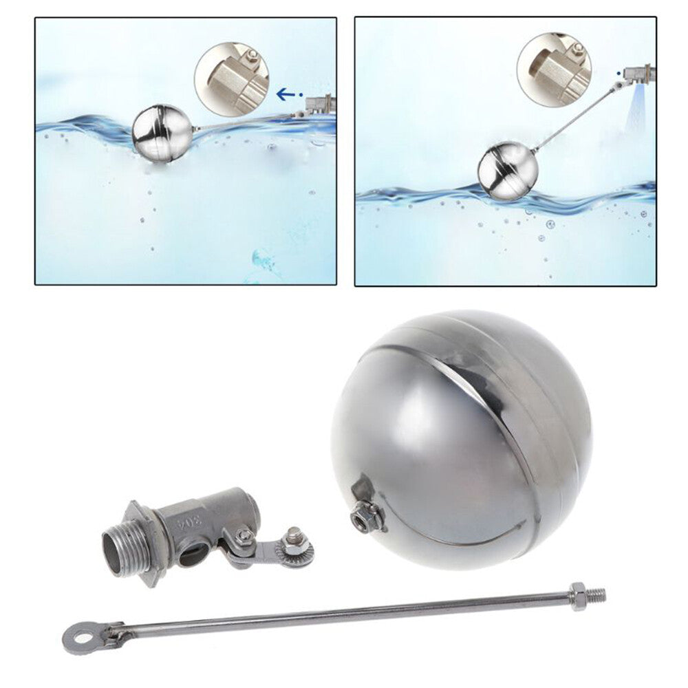 Float Valve Brass Valve Stainless Steel Water for Trough Automatic Cattle Bowl