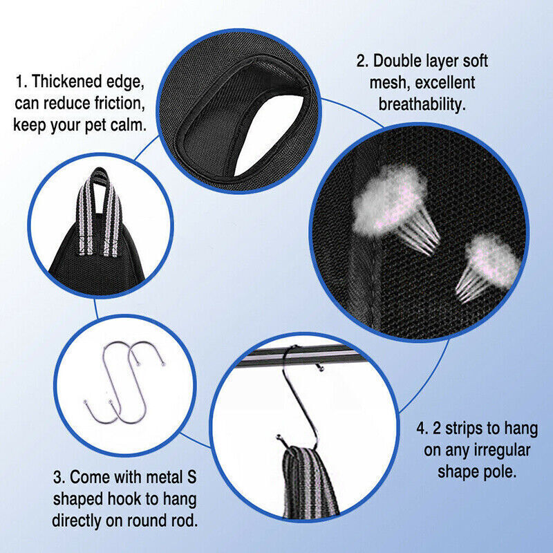 Hammock Helper Pet Dog Cat Grooming Restraint Bags for Bathing Trimming Nail AU