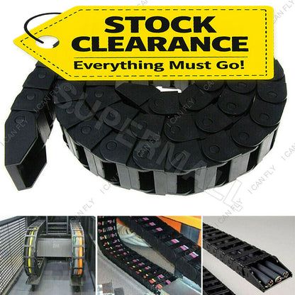 Cable Carrier Drag Chain Plastic Towline Machine Tool Nested 1M 7/10 mm DF