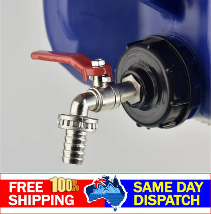 IBC Tank to 1/2"Connector Adapter Fittings Tool S60X6 Yard Garden Water Tap Hose