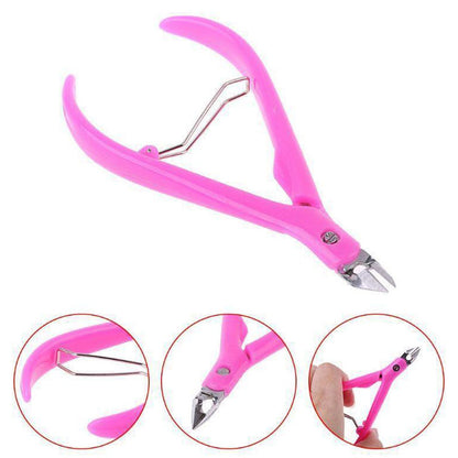 Stainless Steel Cuticle Nipper Clipper Manicure Tool Hangnail Trimmer 11cm New