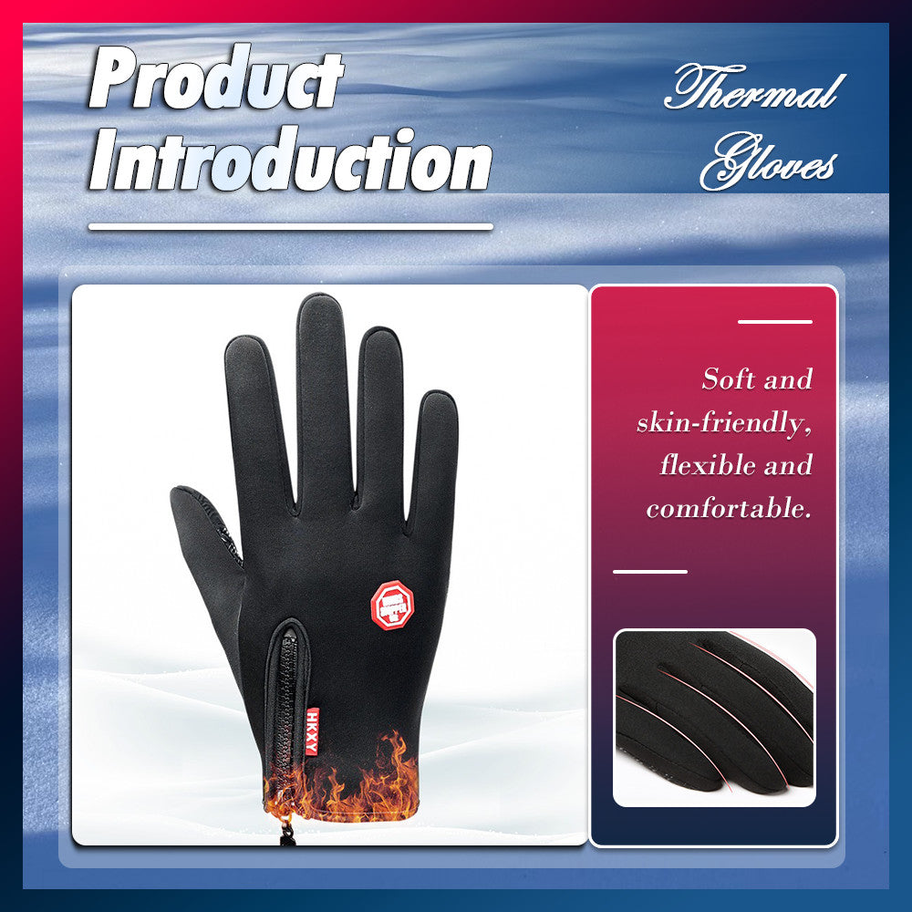 Winter Warm Thermal Outdoor Sports Waterproof Windproof Touch Screen Ski Gloves
