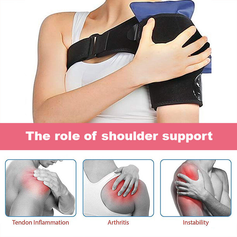 Left/Right Shoulder Brace Rotator Cuff Support Injury Dislocate Compression Wrap