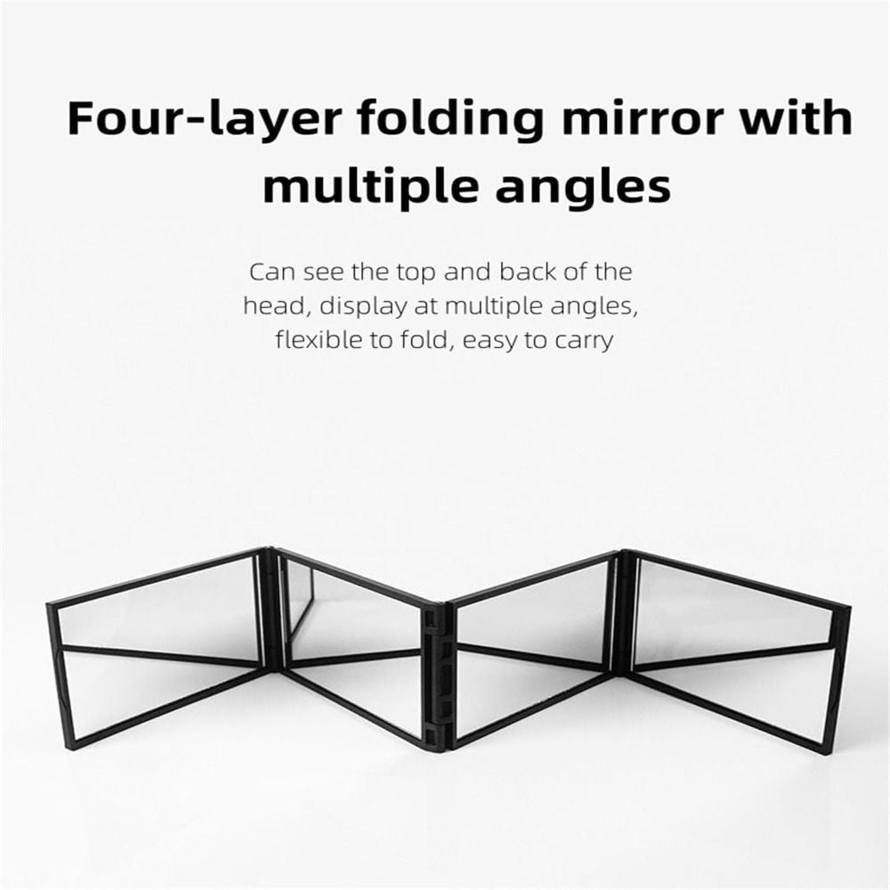 360-Degree Viewing Angle Multi Angle Folding Mirror  for Self Haircutting