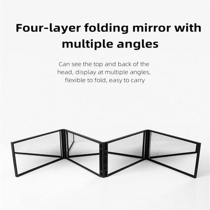 360-Degree Viewing Angle Multi Angle Folding Mirror  for Self Haircutting