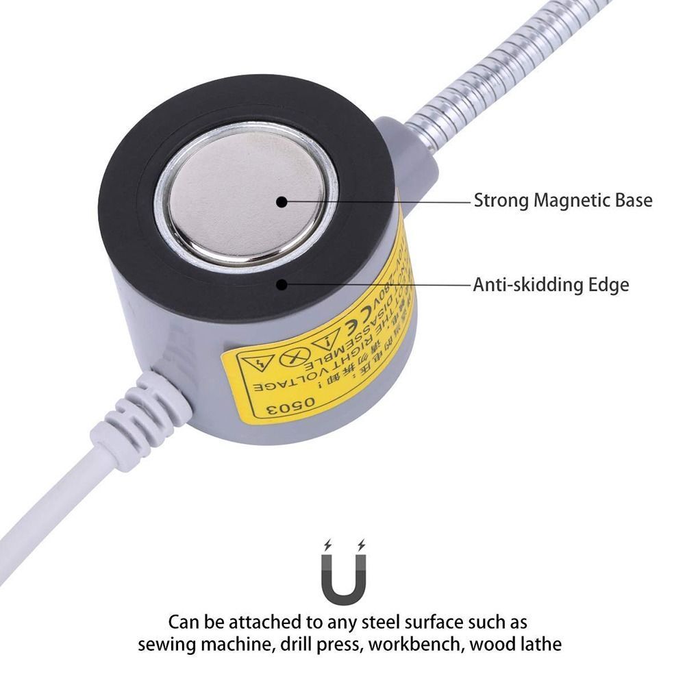 with Magnetic Mounting Base Sewing Machine Lighting Lamp Work Light Industrial