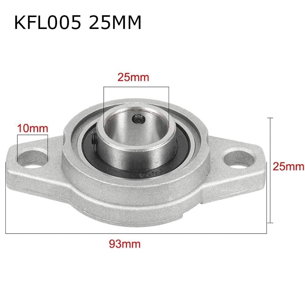 15mm ZINC Alloy KFL08 KFL10 KFL12 KFL15 Thrust Bearing Pillow Block Bearing