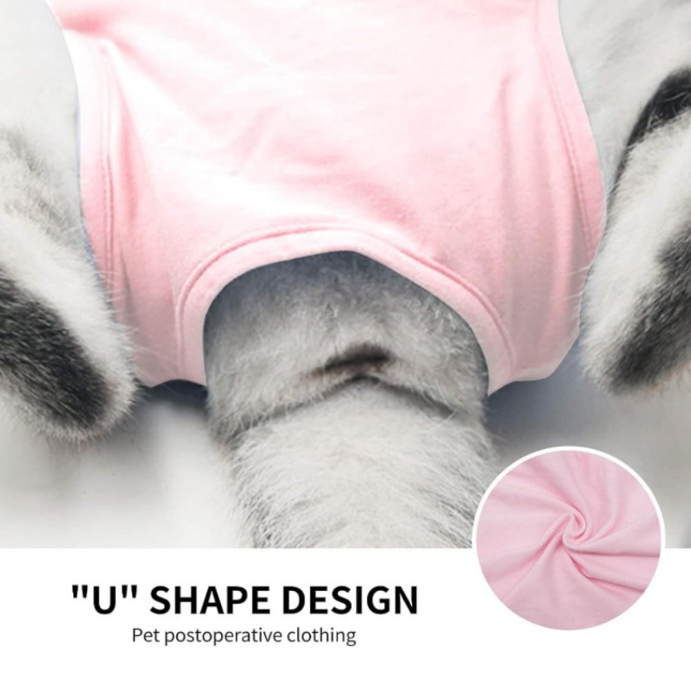 Jumpsuit Kitten Recovery Clothes Anti-licking Cat Sterilization Suit  For Pet