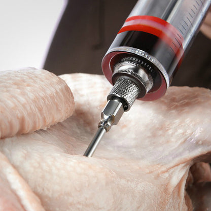 BBQ Injector Master Marinade Meat Cook Injector Syringe Needle Professional