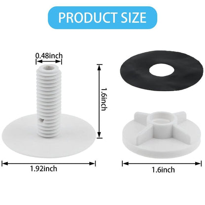 3pcs White Faucet Hole Cover Kitchen Sink Tap  For Tap Holes Plate Stopper Cover