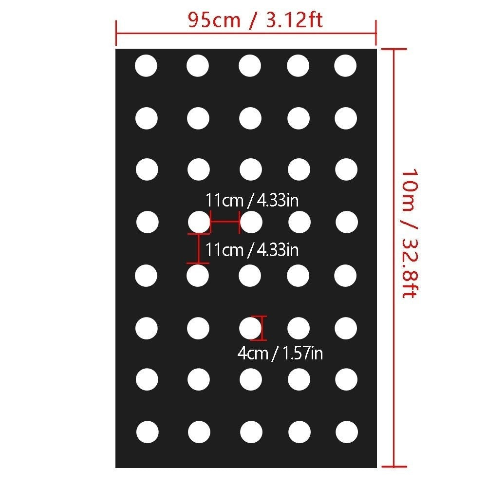 Pre-Punched Holes Perforated Plastic Mulch Film  Agricultural