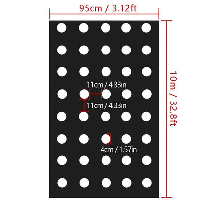 Pre-Punched Holes Perforated Plastic Mulch Film  Agricultural