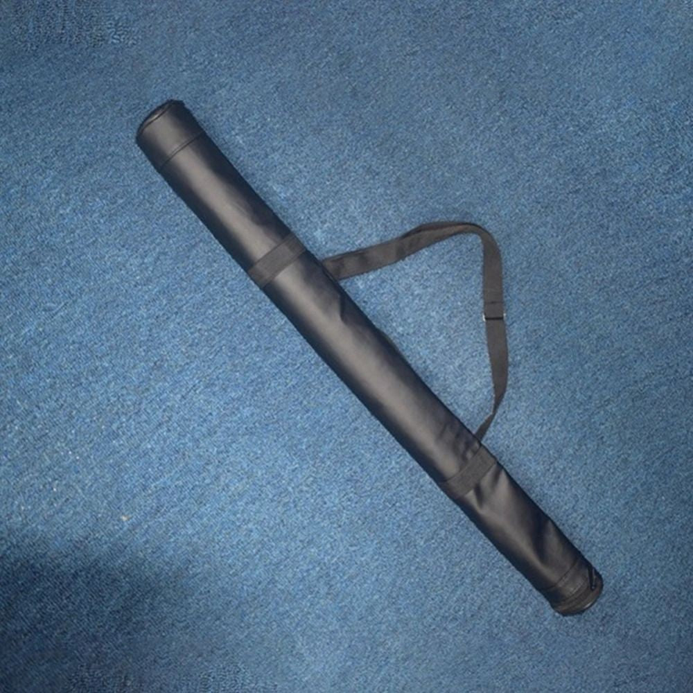 1xCue Case Carry Bag Black Leather Billiard Cue Case Pool Cue Stick Carrying Bag