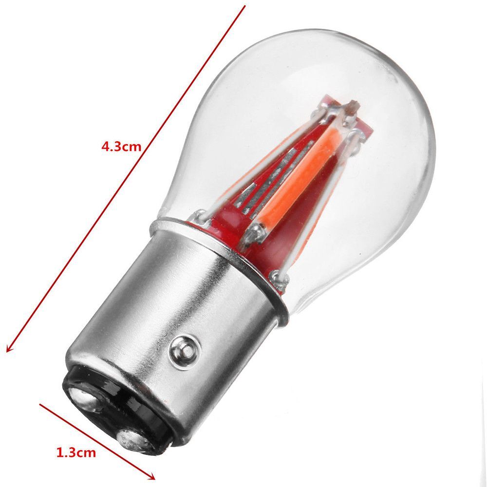 21/5W 1156 BA15S P21W Reverse Lamp Signal Light 4 Filament Car LED COB Bulb