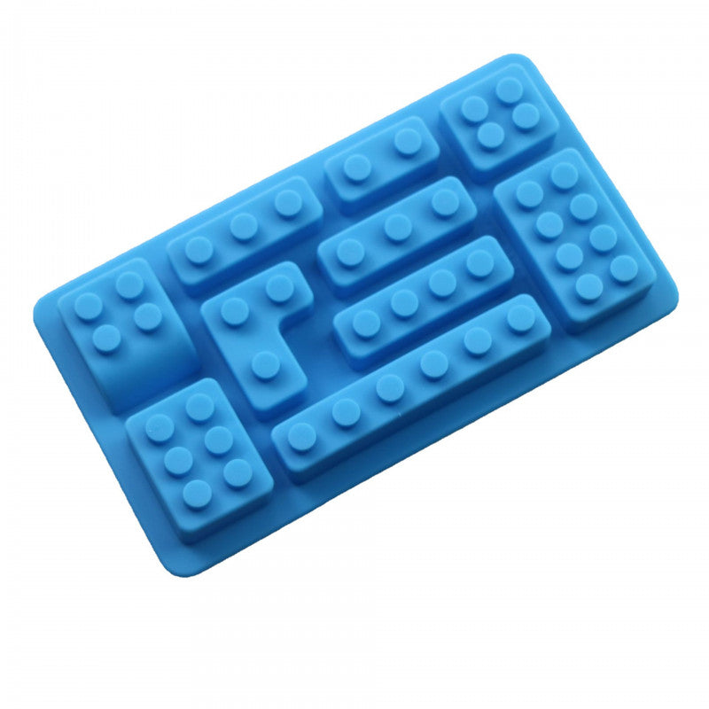 Brick Figure Man Silicone Mold Mould Chocolate Block Cake Ice Cube Tray AU NEW