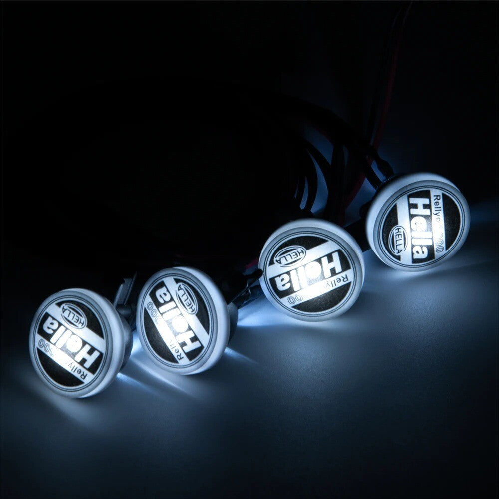 2/4LED RC Car Roof Light 1:10 RC Car Lights for Axial TRX4 SCX10 90046 D90