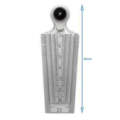 1-29mm Folding Welding Taper Gauge Internal Diameter Hole Gap Slot Bore Ruler
