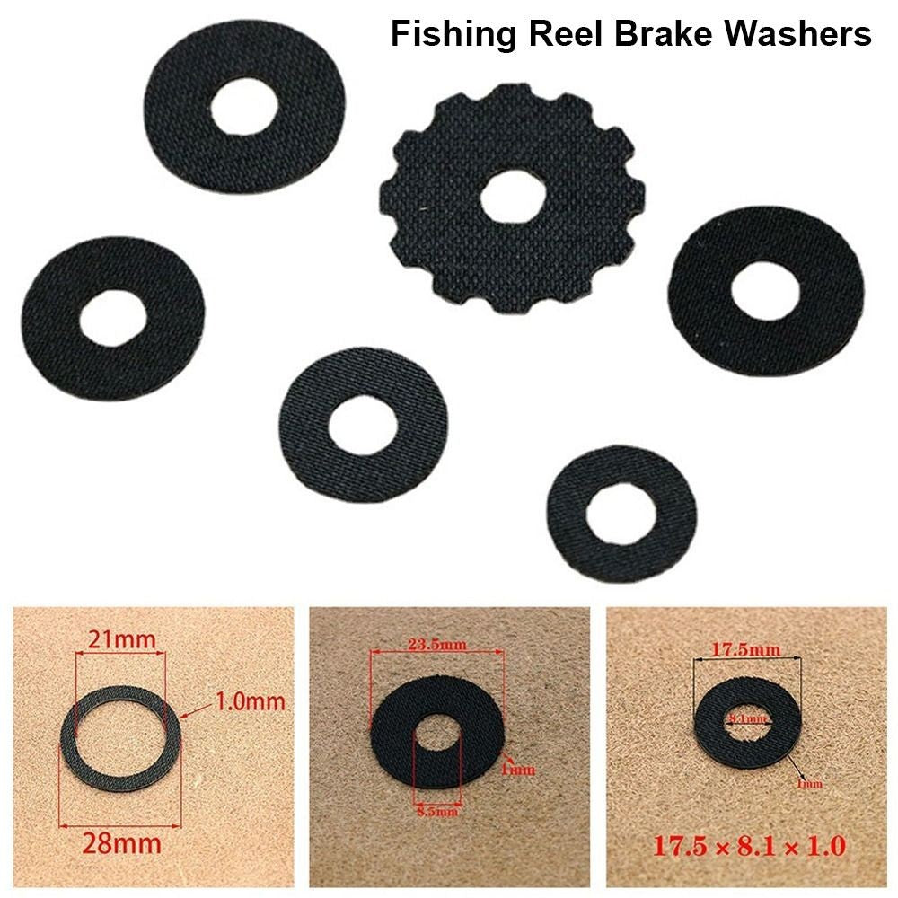 1Pcs Carbon Fiber Drag Washers  For Baitcasting Drum Reels