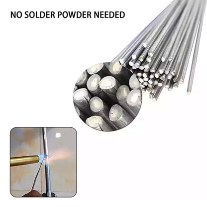 10-50X Aluminium Low Temp Welding Rods Durable Flux Cored Brazing Repair Sticks