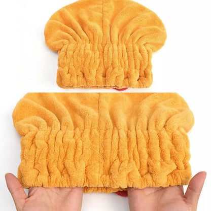 Super Absorbent Hair Towel Wrap For Wet Hair, Microfiber Cap Hair Drying Turban