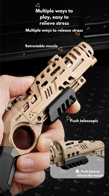 Fidget Toy gun Cool Shotgun Style EDC Slider Pop Gun Stress Relief Toy Gift