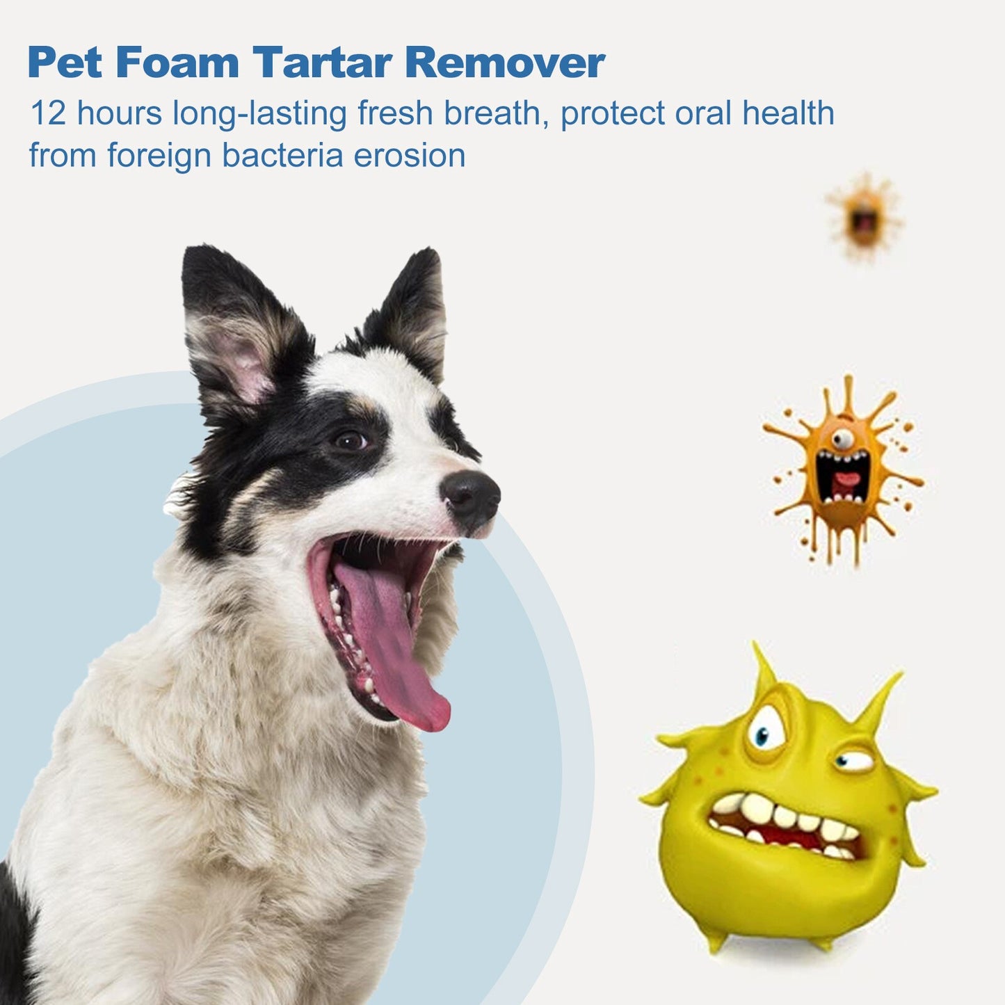 Pet Dogs Dental Tartar Remover Foaming Spray Whitens Teeth Oral Care Cleaner