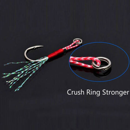 20x Jigs Assist Hooks Twin Jigging Metal Fishing Lures Slow Inchiku Micro Octo