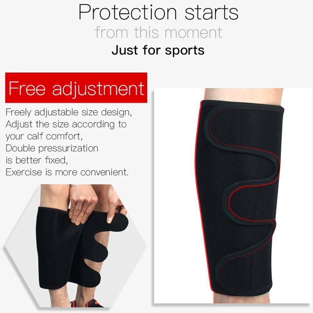 Calf Brace Neoprene Calf Sleeve Shin Splint Support Lower Leg Compression Wrap