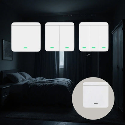 1/2/3 Gang Wireless Remote Control Switch LED Light Switch  Home Automation