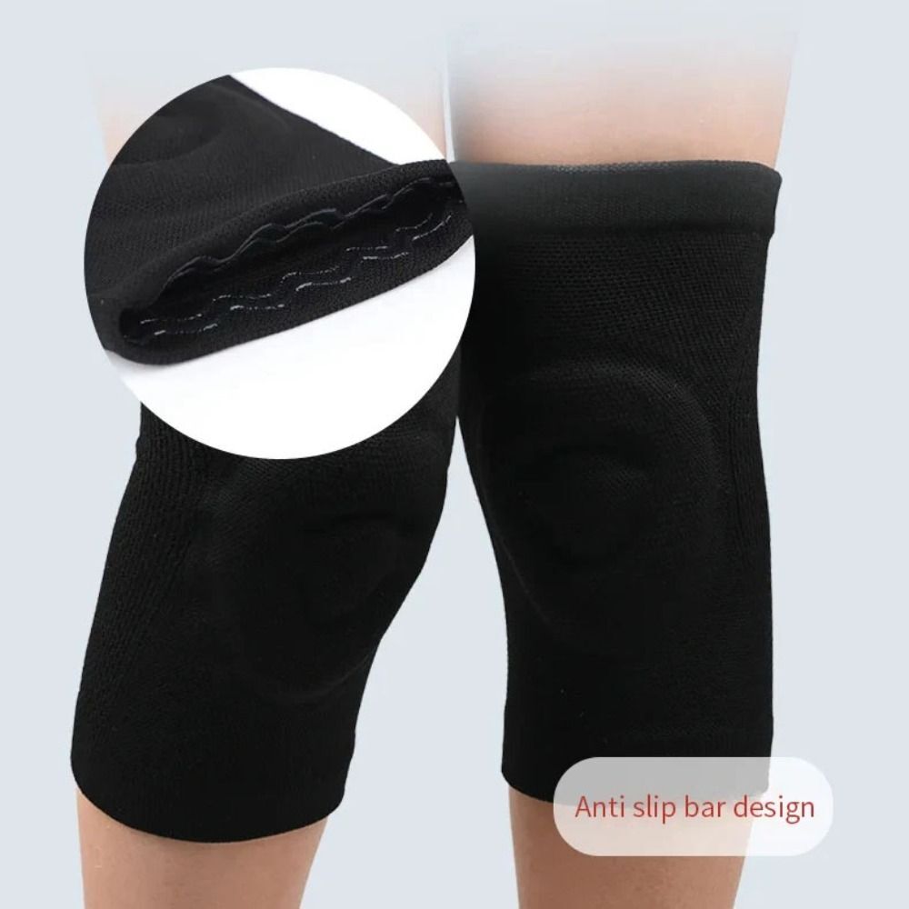 1 Pair Silicone Knee Pads Wrap Pads  Fitness Dance Skating sports