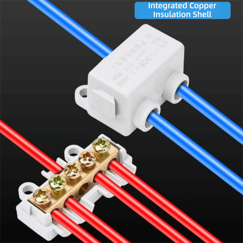 Conductor Brass Quick Terminal Block Large Current Wire Connector  Electrical