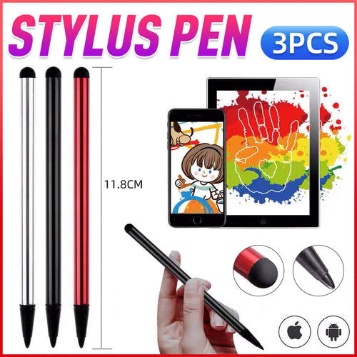 3x Universal Touch Screen Stylus Pen Compatible with iPad iPhone Samsung Tab LG HTC PDA GPS