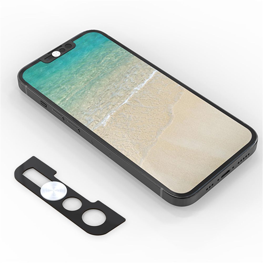 Cover Front Camera Slider Lens Sticker Privacy Cap Compatible with iPhone 13 ProMax Mini