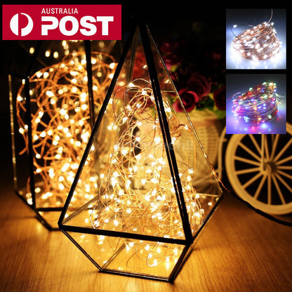 5-20M USB LED Copper Wire String Fairy Lights Party Home Garden Decor Warm White