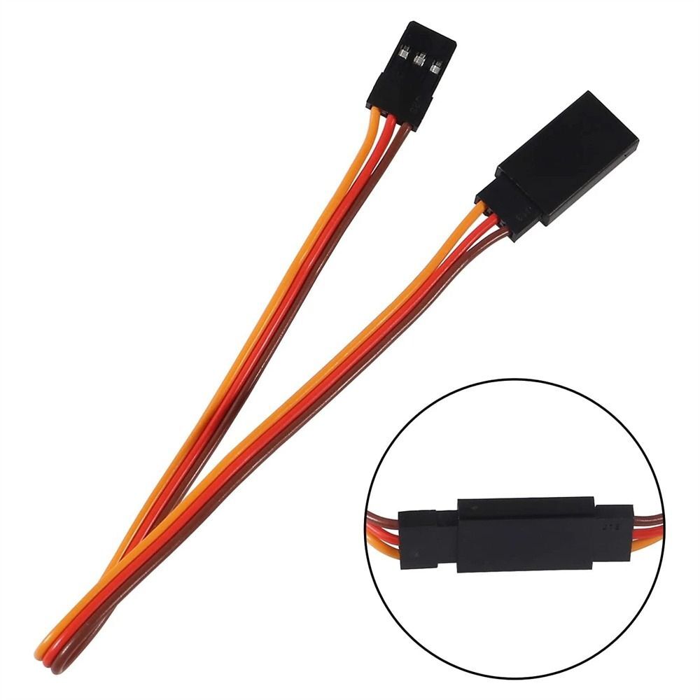 10Pcs 100-500mm Servo Extension Lead Wire Cable For RC Futaba JR Male to Female