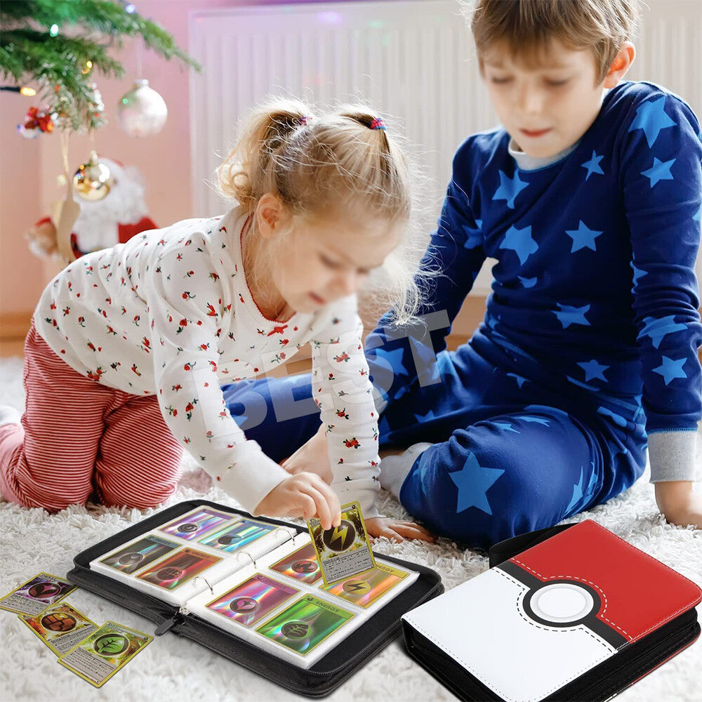 For Pokemon Cards Binder Album Book Game Card Collectors Holder 400 Card Spots