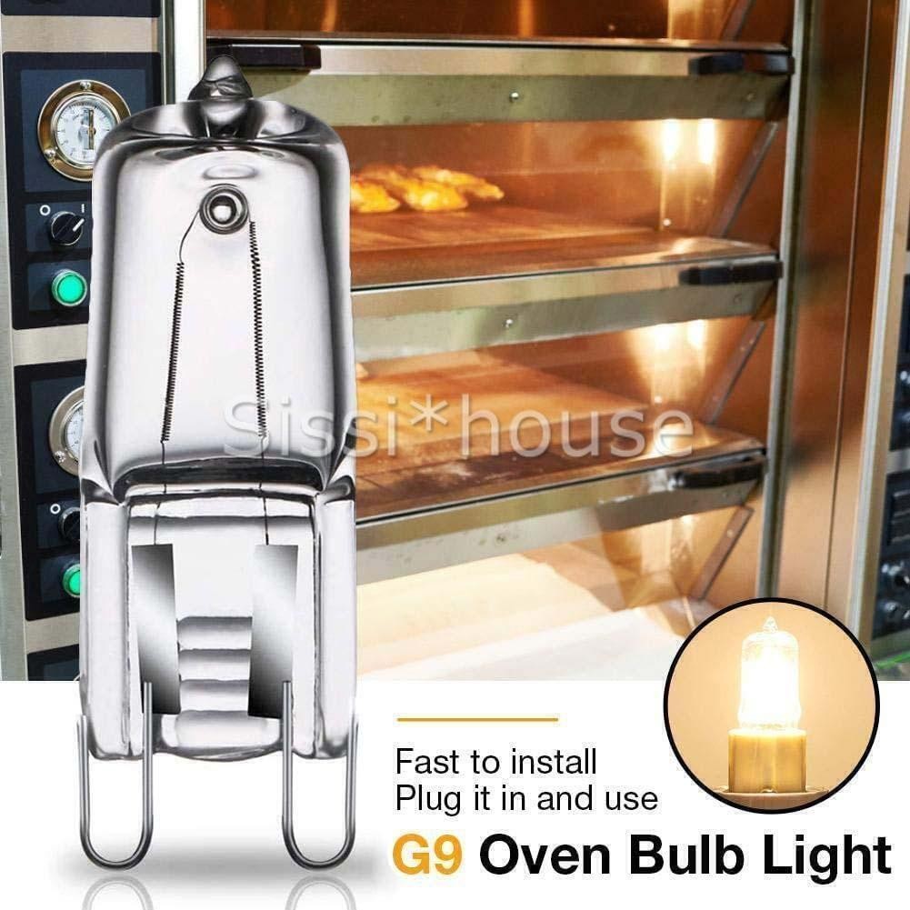 5Pcs For Chef, Westinghouse, Electrolux,Halogen oven lamp bulb 40W G9 Light Bulb