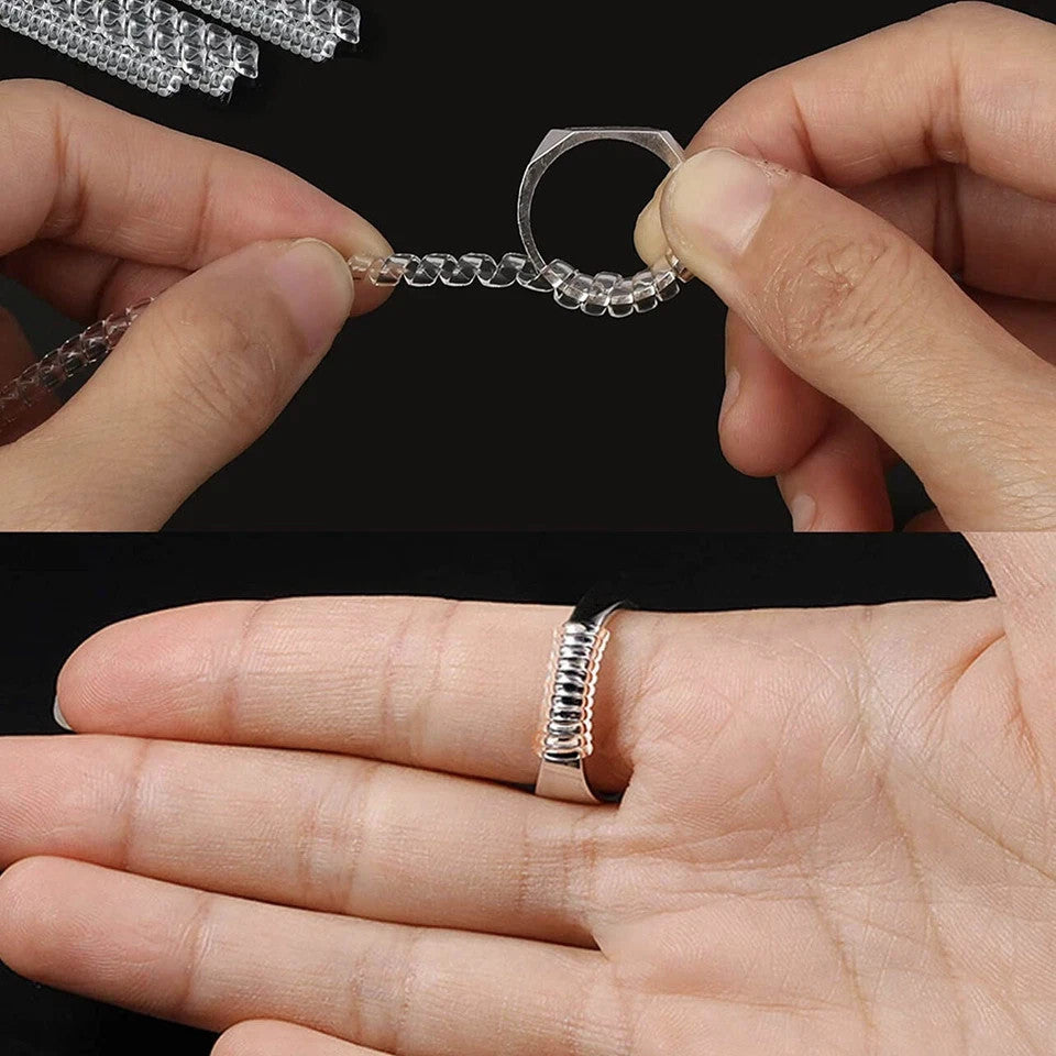 1pc Ring Size Adjuster Tightener Reducer Invisible Spiral Jewellery Resizer Tool