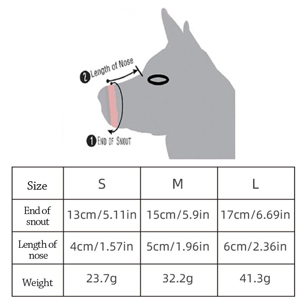 Duck Dog Mouth Muzzle TPR Pet Mouth Cover Portable Dog Mask  Pet