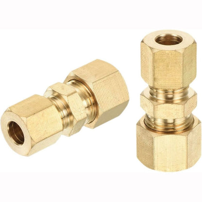 4 5 6 8 10 12 16mm Compression Union Brass Pipe Fitting  Gas System