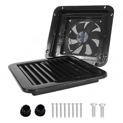 RV Caravan Motorhome Side Air Trailer Vent Ventilation Cooling Exhaust Fan 12V